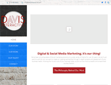 Tablet Screenshot of davisinteractive.com